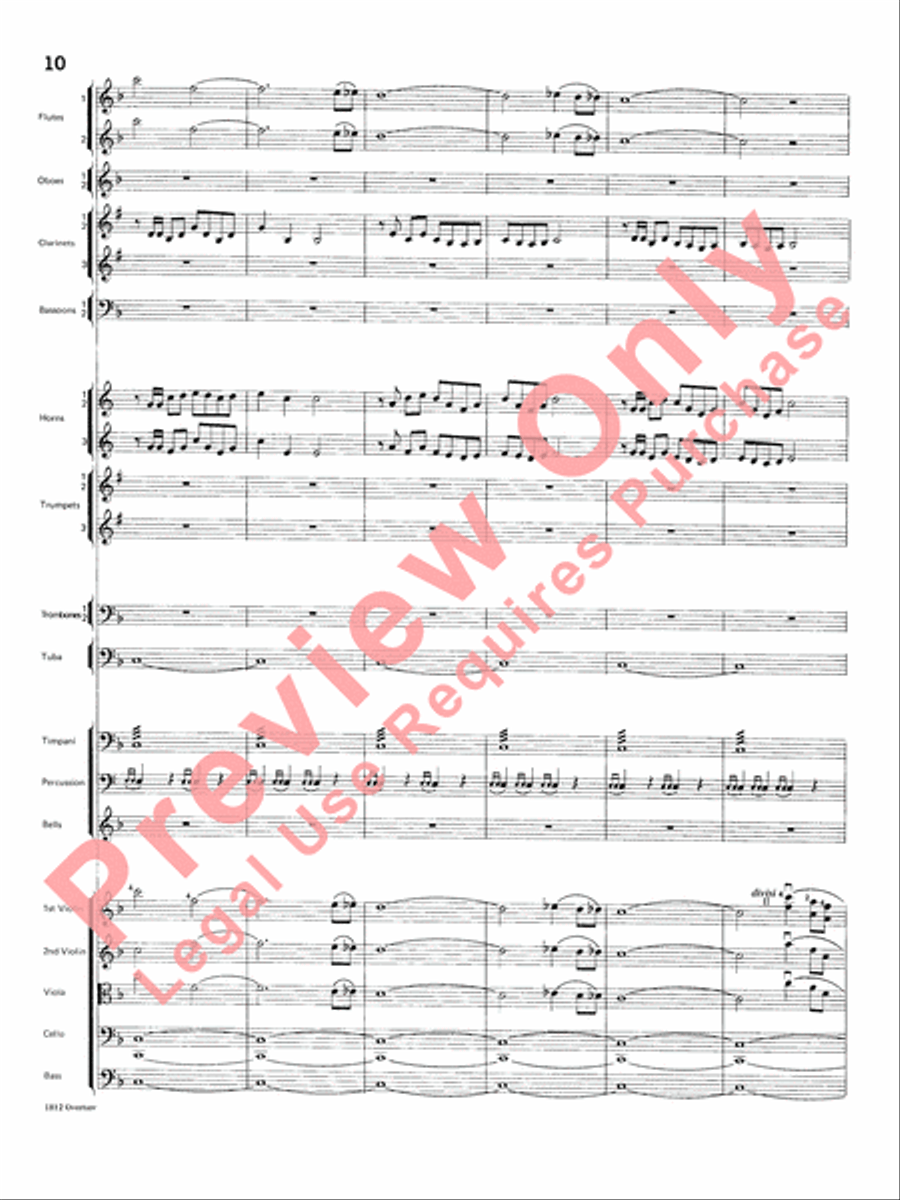 Overture 1812 Overture 1812 Full Orchestra scores gallery preview page 11
