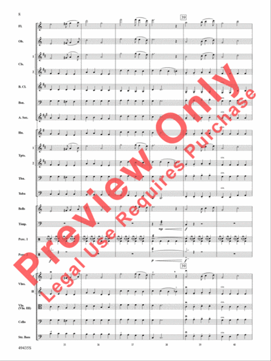 Graduation Suite Full Orchestra scores gallery preview page 9