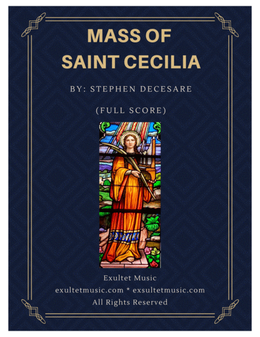 Mass of Saint Cecilia (Full Score and Parts) image number null