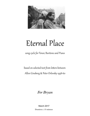 Eternal Place (song cycle for Tenor, Baritone and Piano)