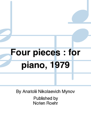 Book cover for Four pieces