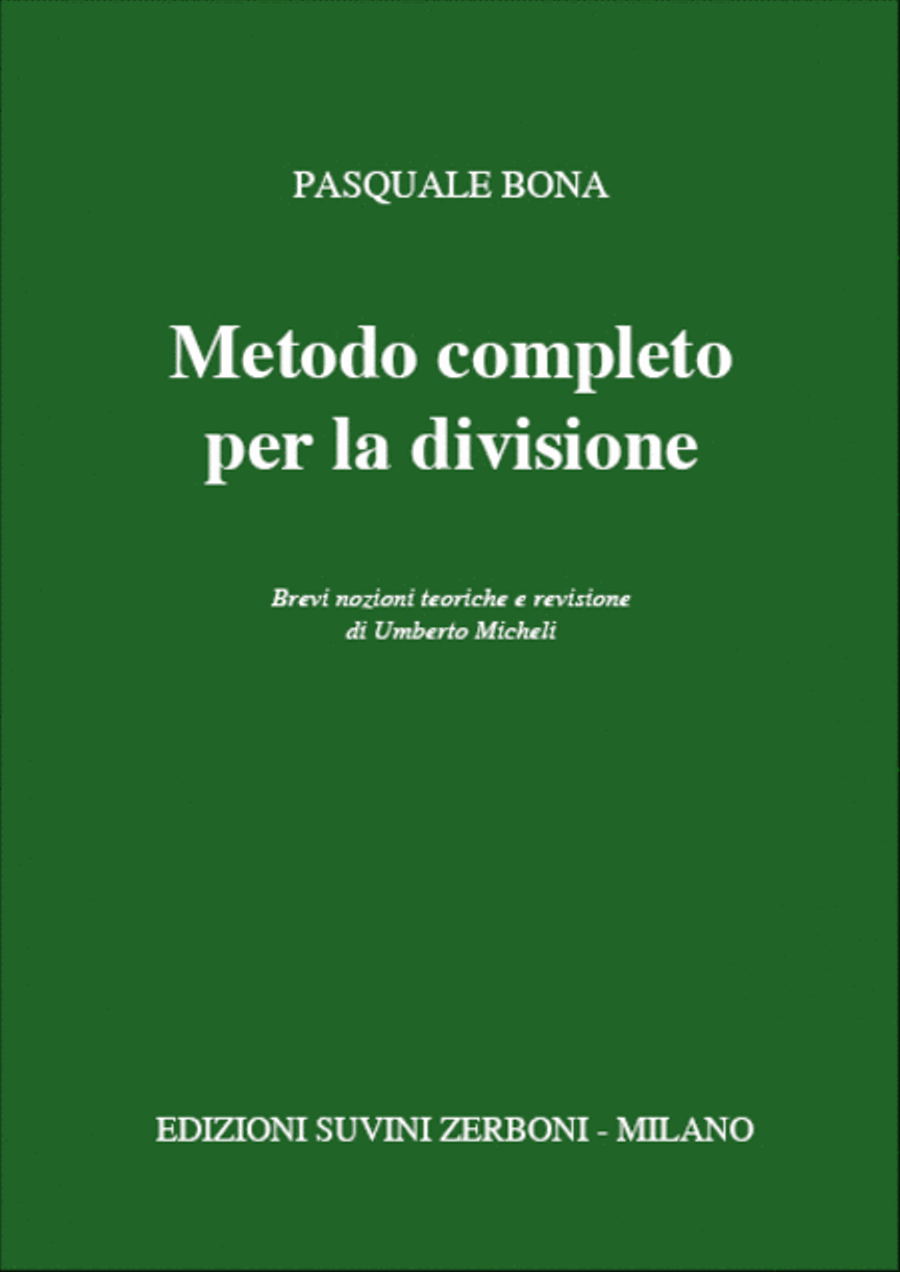 Metodo Completo Per La Divisione