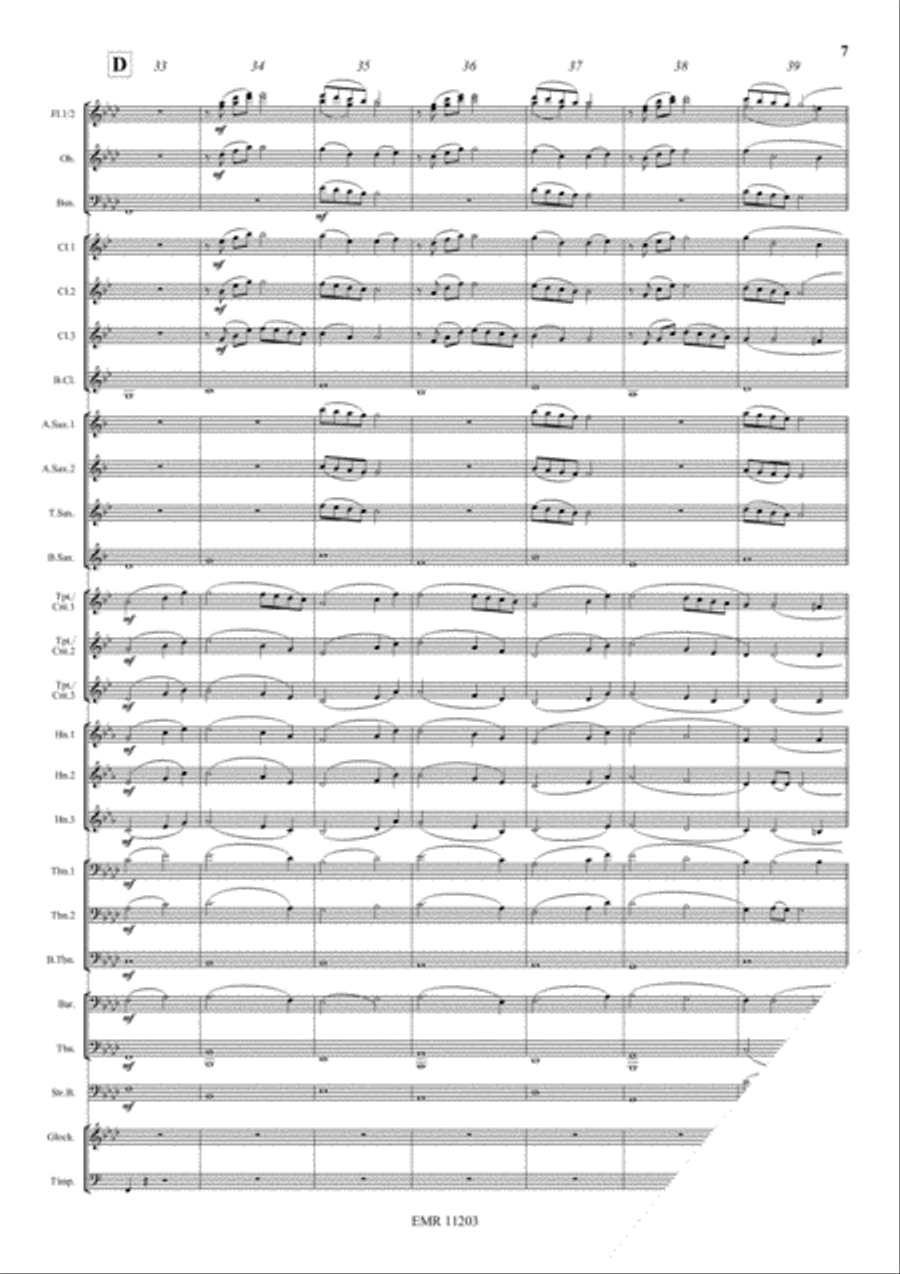 Ave Maria Concert Band scores gallery preview page 8