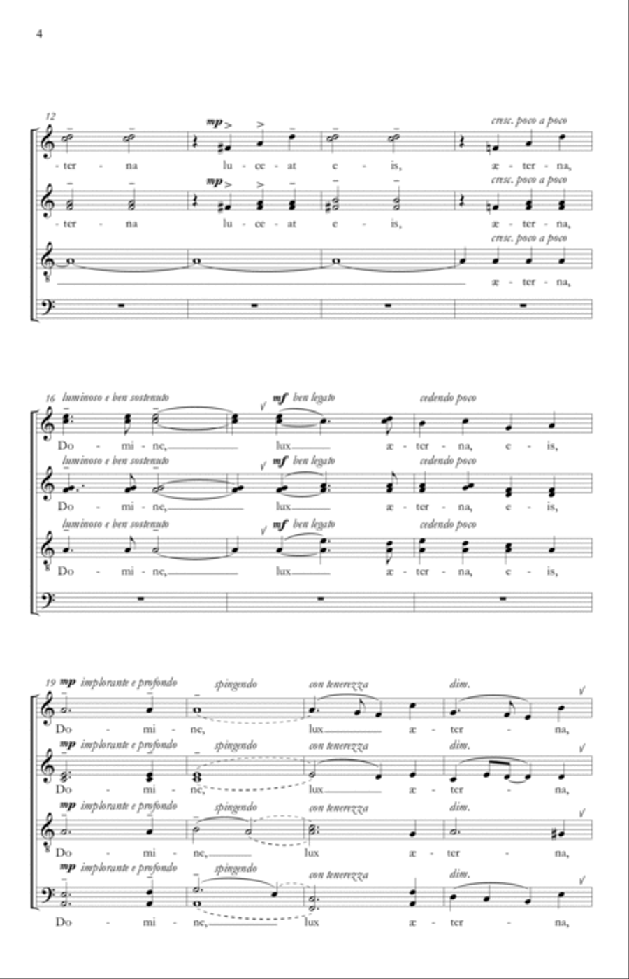 Lux aeterna Divisi scores gallery preview page 4