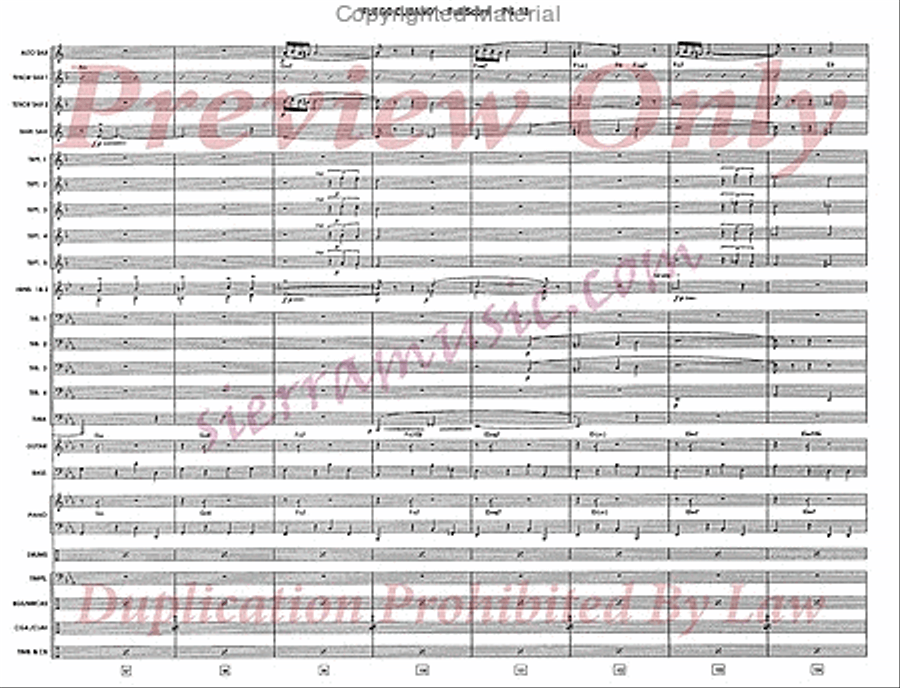 Fuego Cubano (Cuban Fire) Jazz Ensemble scores gallery preview page 14