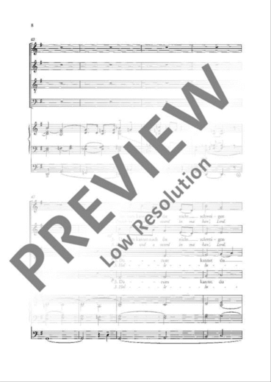 Singin’ wid a sword in ma han’, Lord 4-Part scores gallery preview page 8