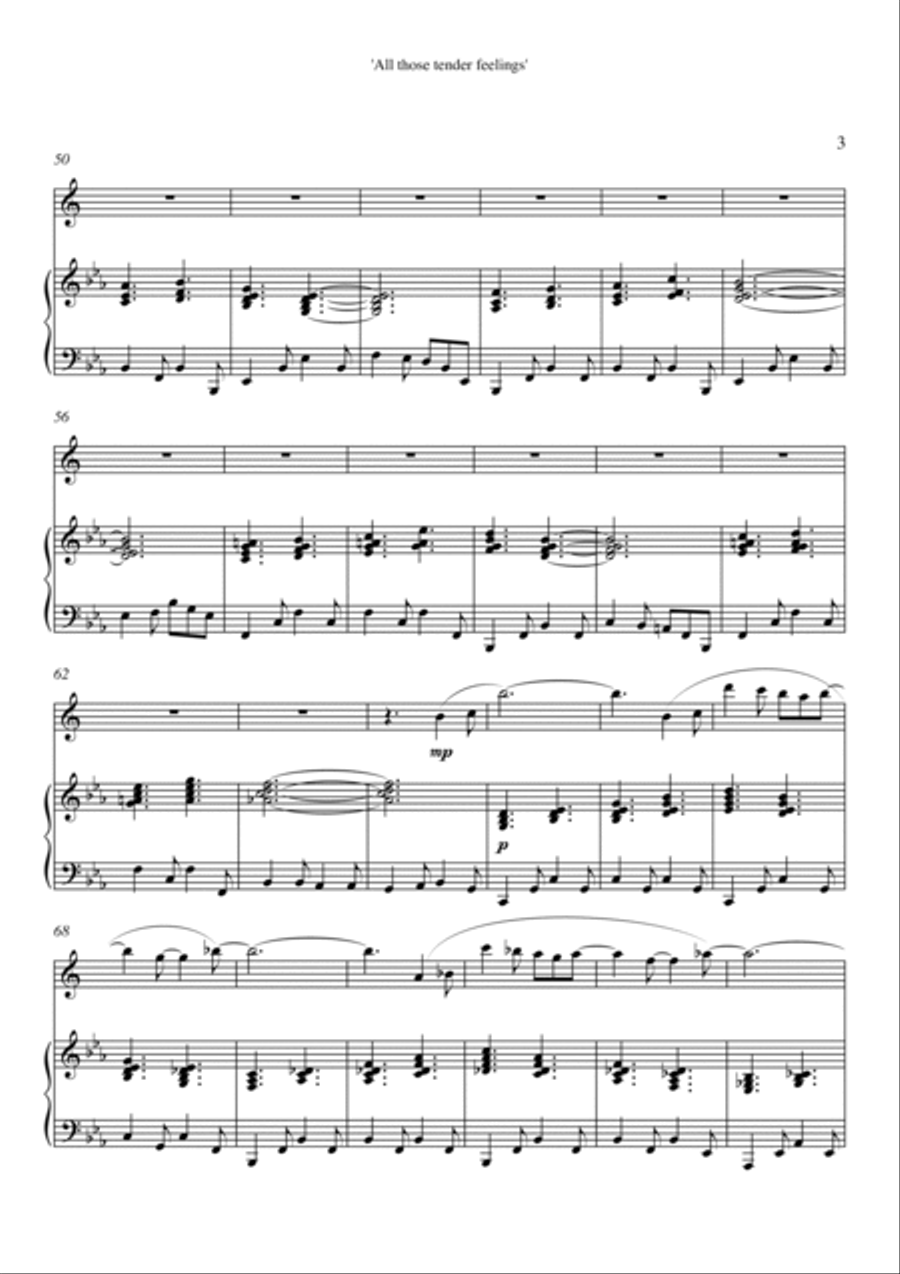 All those tender feelings Woodwind Duet scores gallery preview page 5