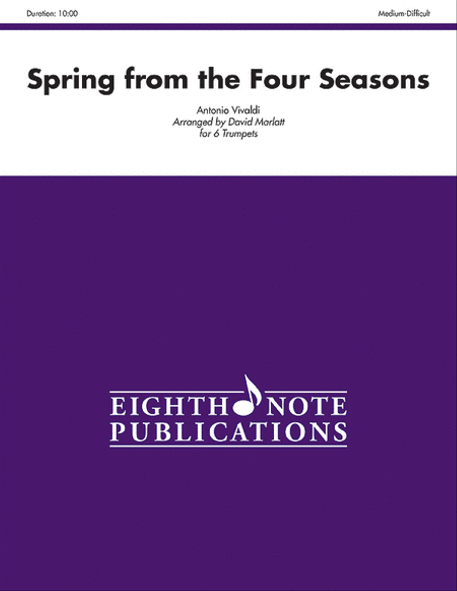 Spring from The Four Seasons Small Ensemble scores gallery preview page 1