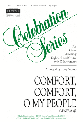 Book cover for Comfort, Comfort, O My People - Instrument edition