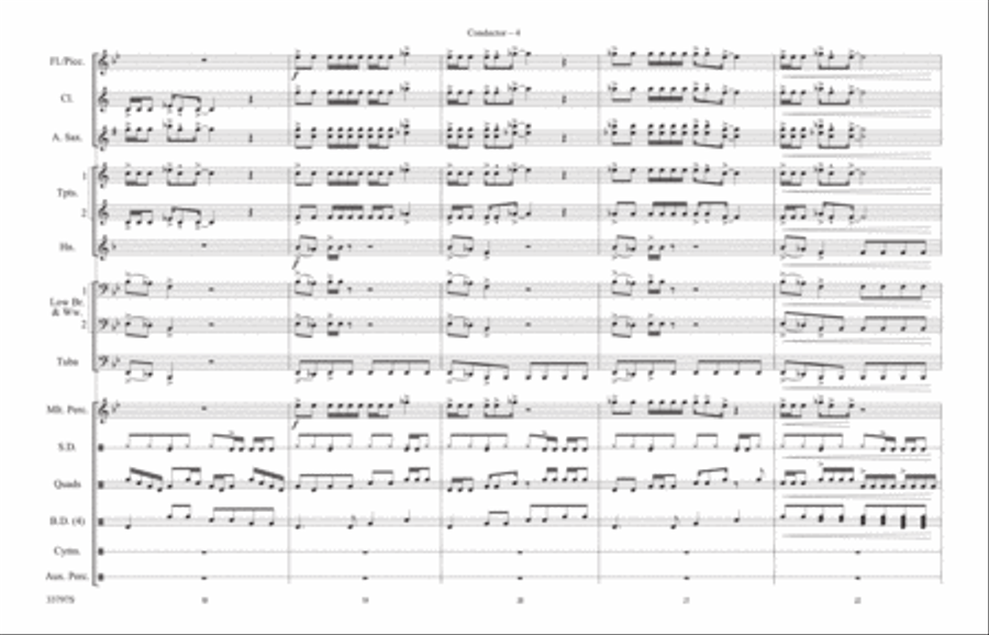Dr. Feelgood: Score Marching Band scores gallery preview page 4
