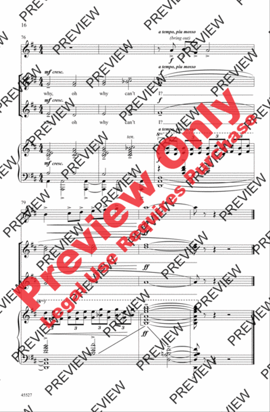 Over the Rainbow Women's Choir scores gallery preview page 16