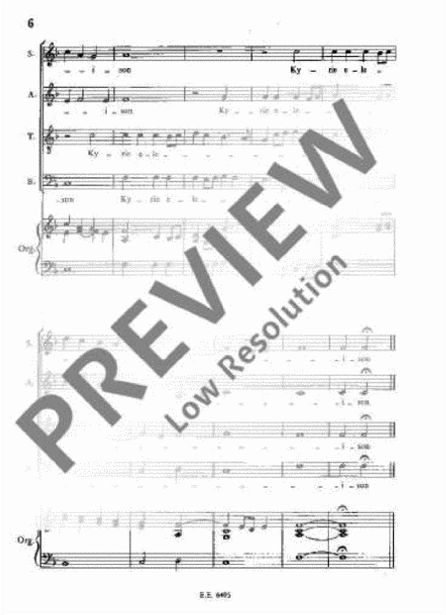 Messa Nr. II in F 4-Part scores gallery preview page 11