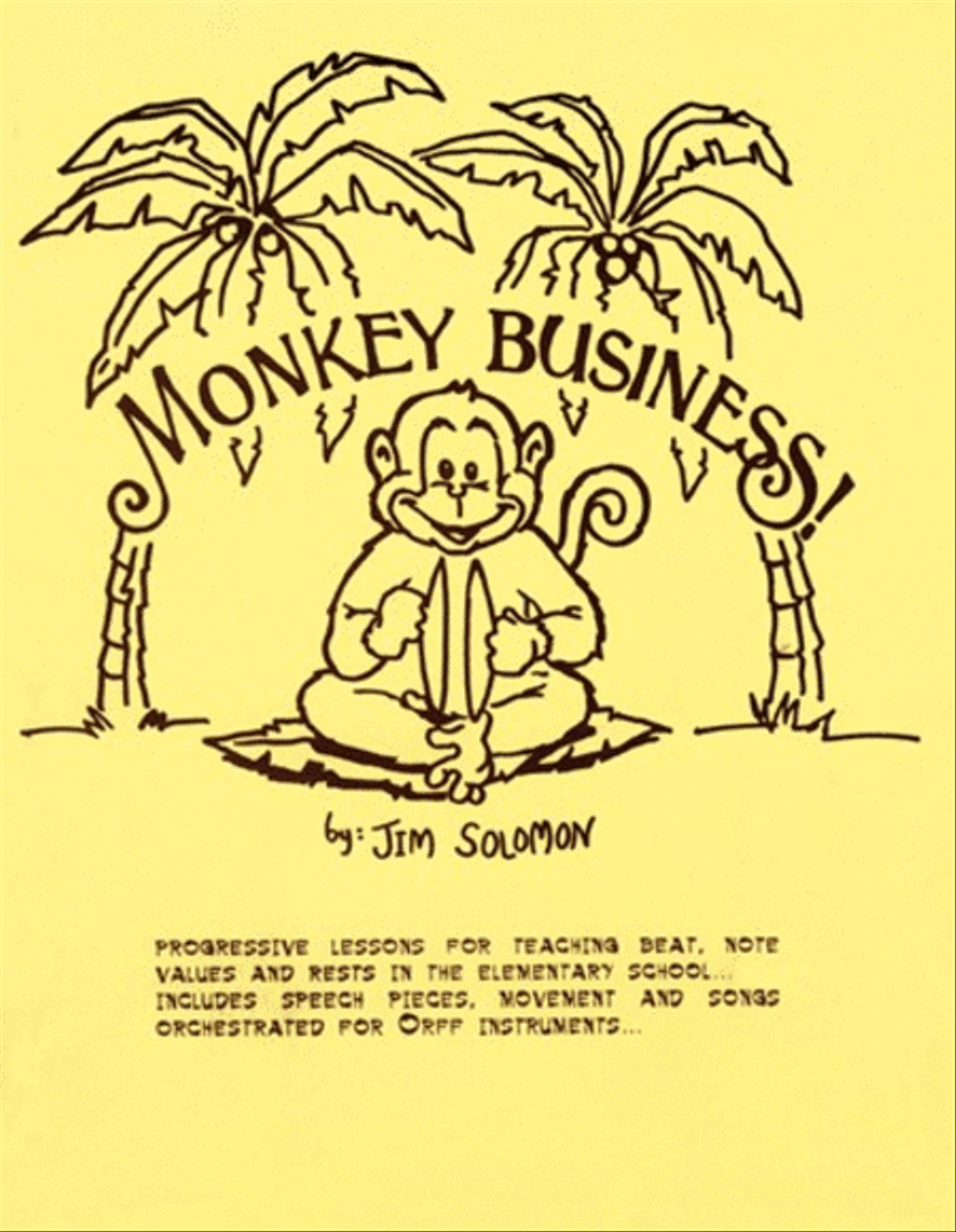 Monkey Business Unison Choir scores gallery preview page 1
