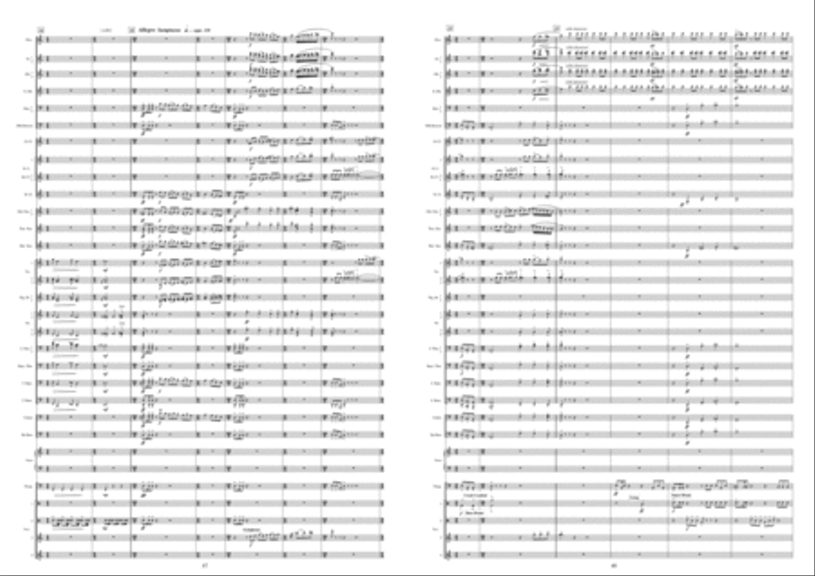 Symphony No. 2: States Of Mind, Opus 87 Concert Band scores gallery preview page 25