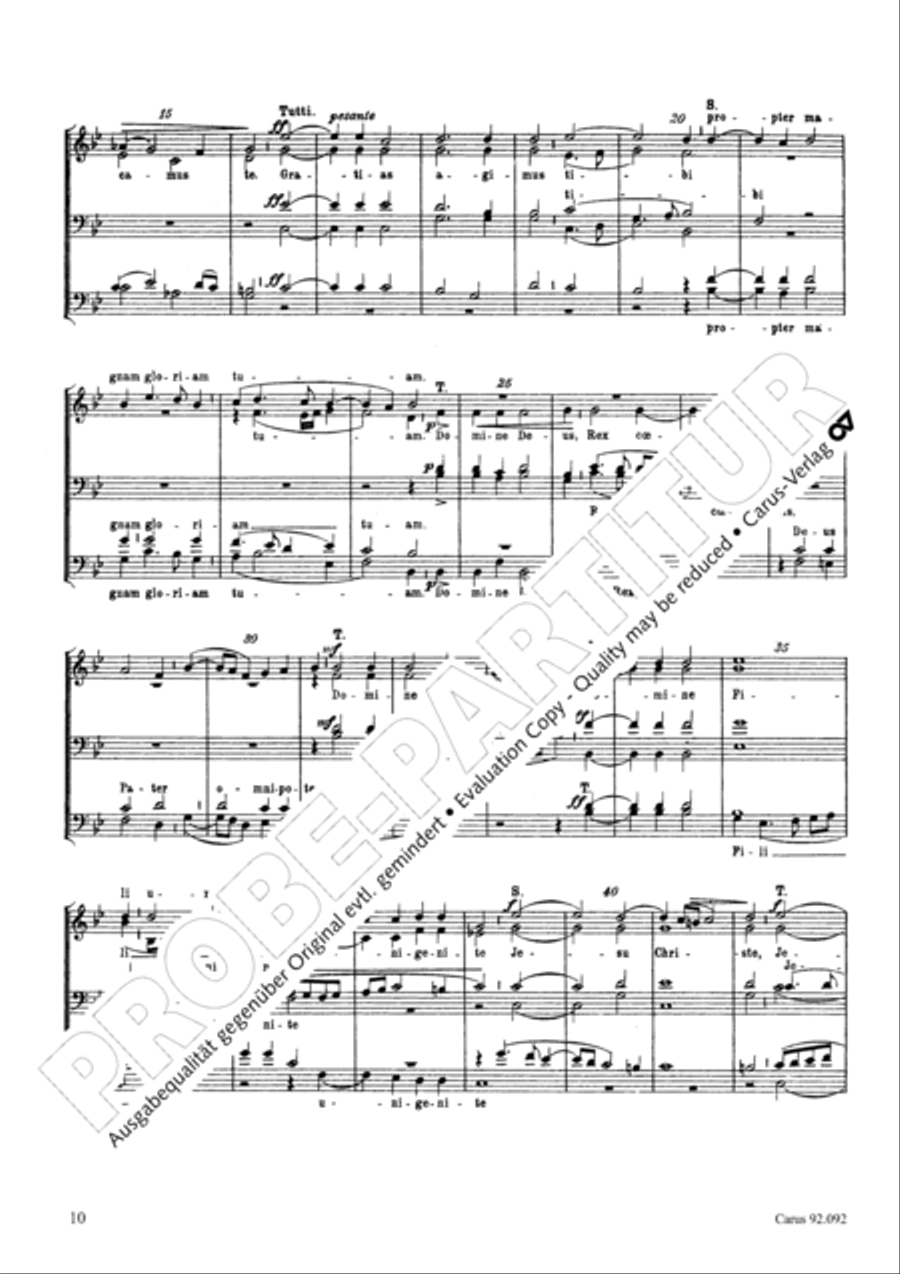 Missa Papae Marcelli Choir scores gallery preview page 7
