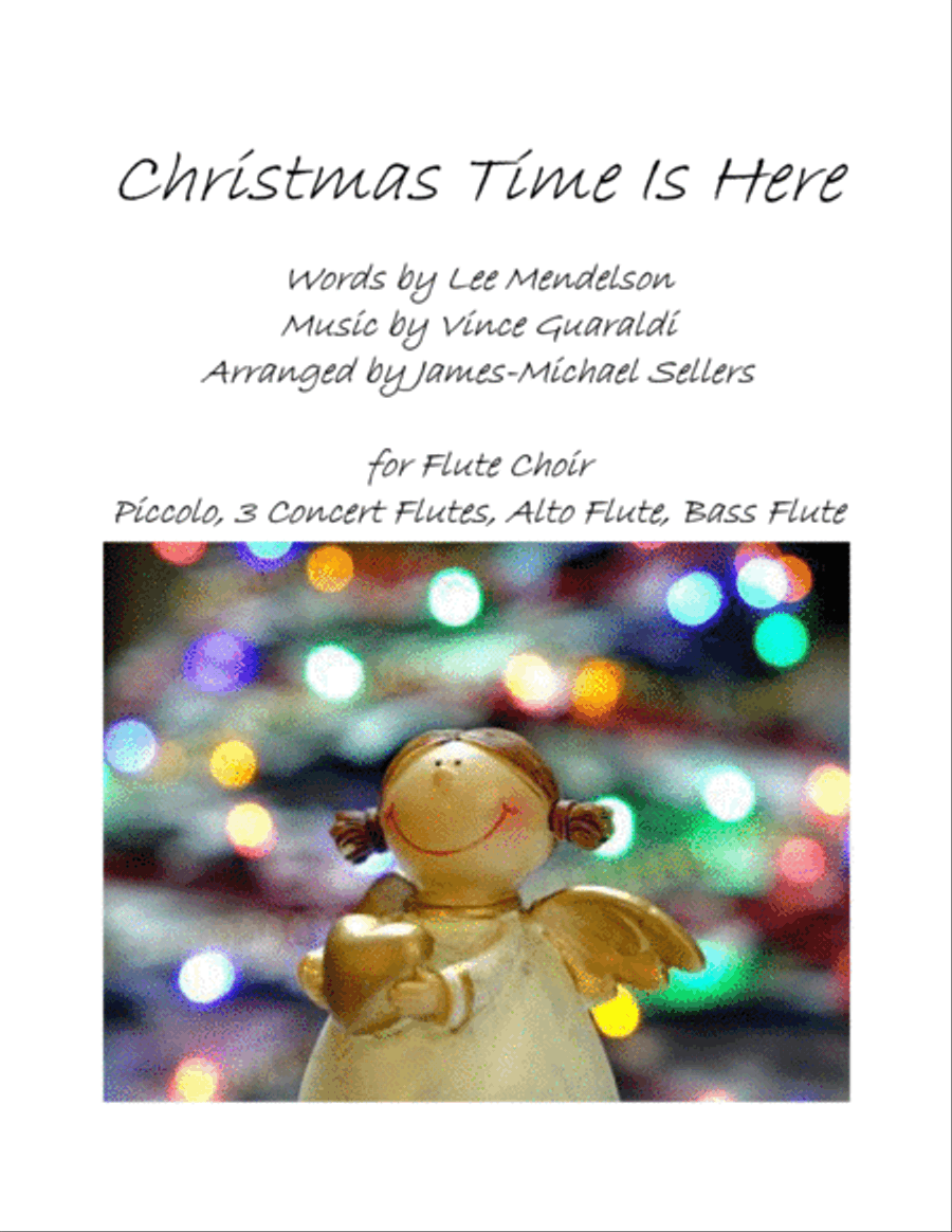 Christmas Time Is Here by Vince Guaraldi Flute Choir - Digital Sheet Music