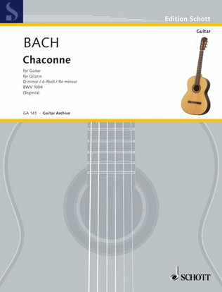 Book cover for Chaconne in d minor