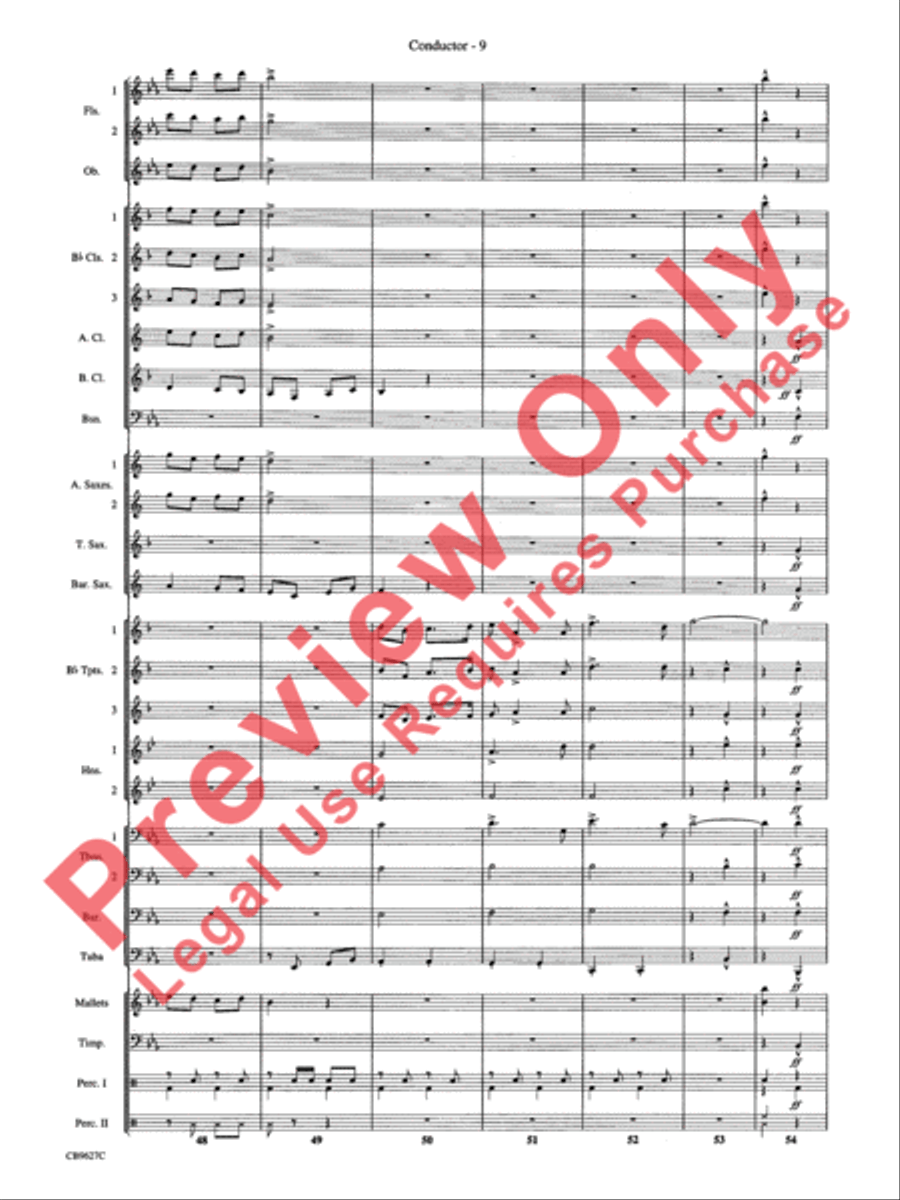 How the Grinch Stole Christmas Concert Band scores gallery preview page 12