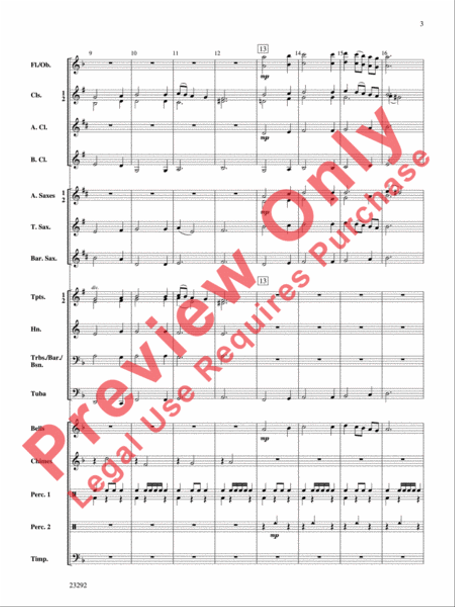 Castles and Dragons Castles and Dragons Concert Band scores gallery preview page 4