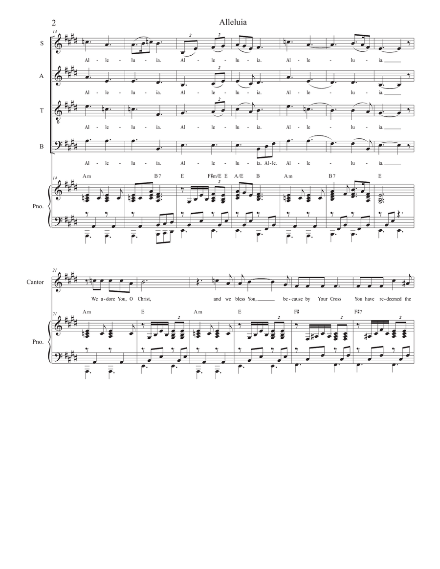 Alleluia (from 
