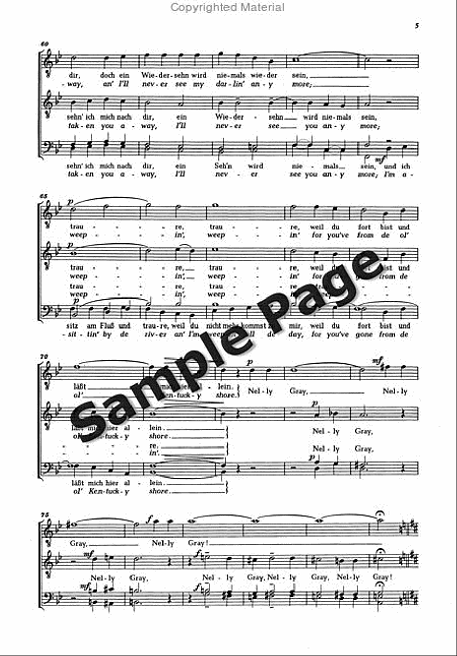 Nelly Gray Nelly Gray TTBB scores gallery preview page 6