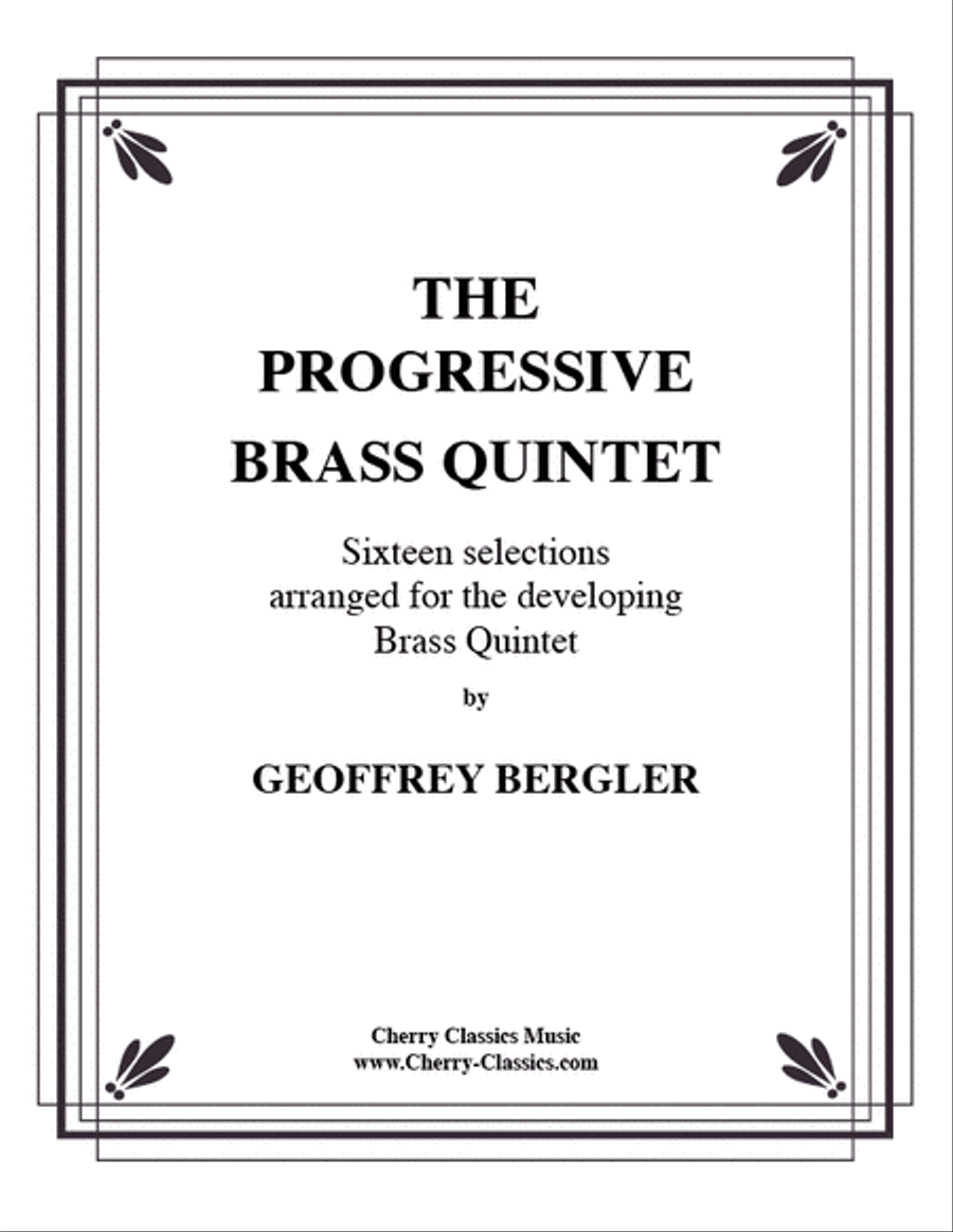 Progressive Brass Quintet Brass Quintet scores gallery preview page 1