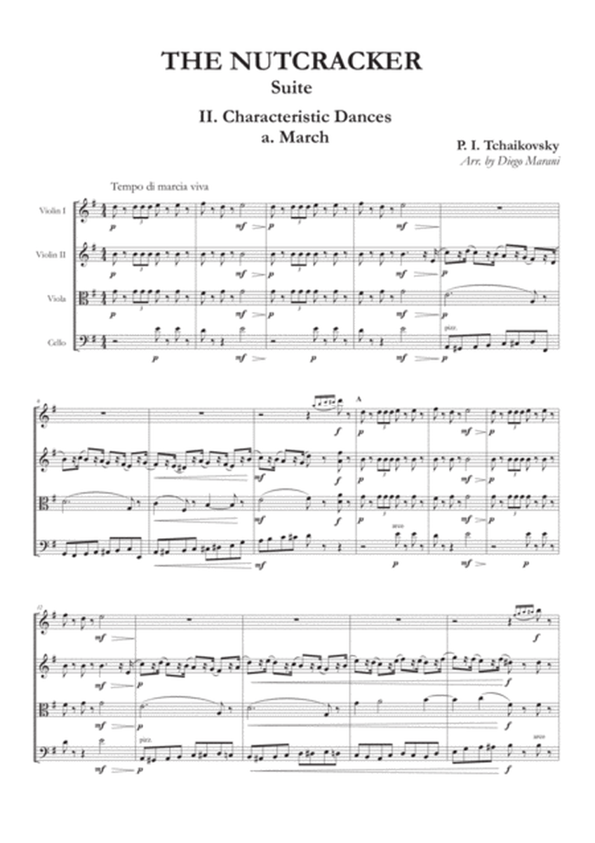 "March" from Nutcracker Suite for String Quartet image number null