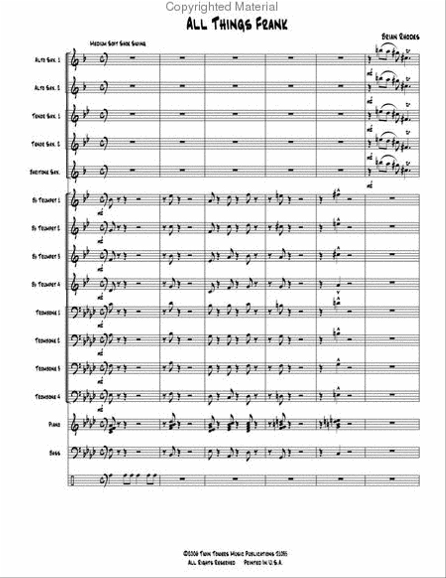 All Things Frank Jazz Ensemble scores gallery preview page 3