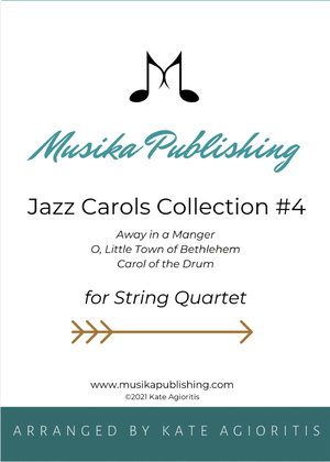 Book cover for Jazz Carols Collection for String Quartet - Set Four