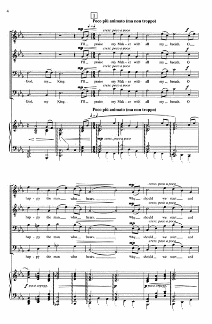 Blow Ye the Trumpet Blow Ye the Trumpet TTBB scores gallery preview page 3