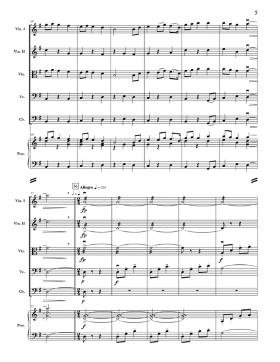 The Planets: Jupiter: I Vow to Thee, My Country Orchestra scores gallery preview page 6