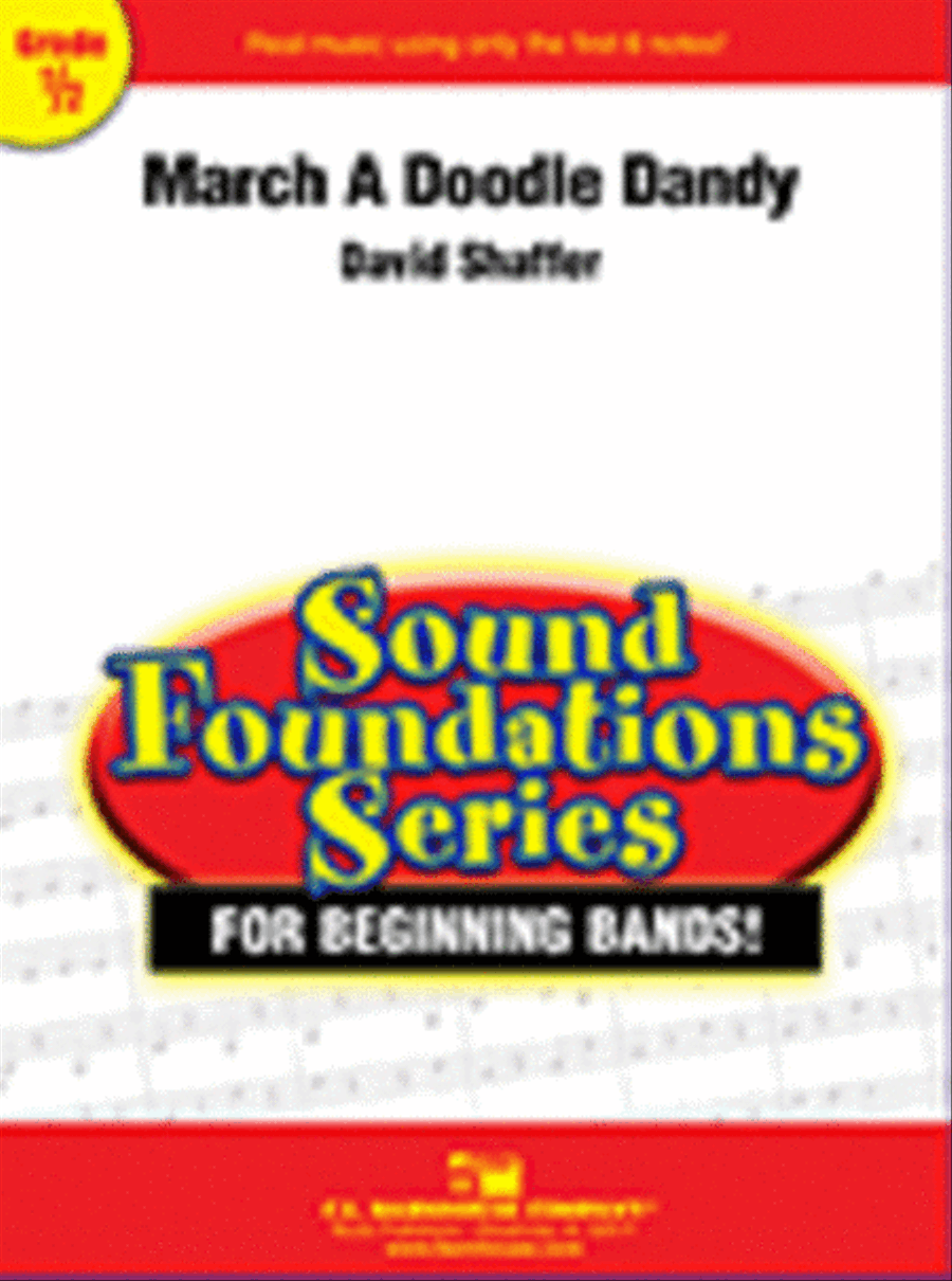 March A Doodle Dandy Concert Band scores gallery preview page 1