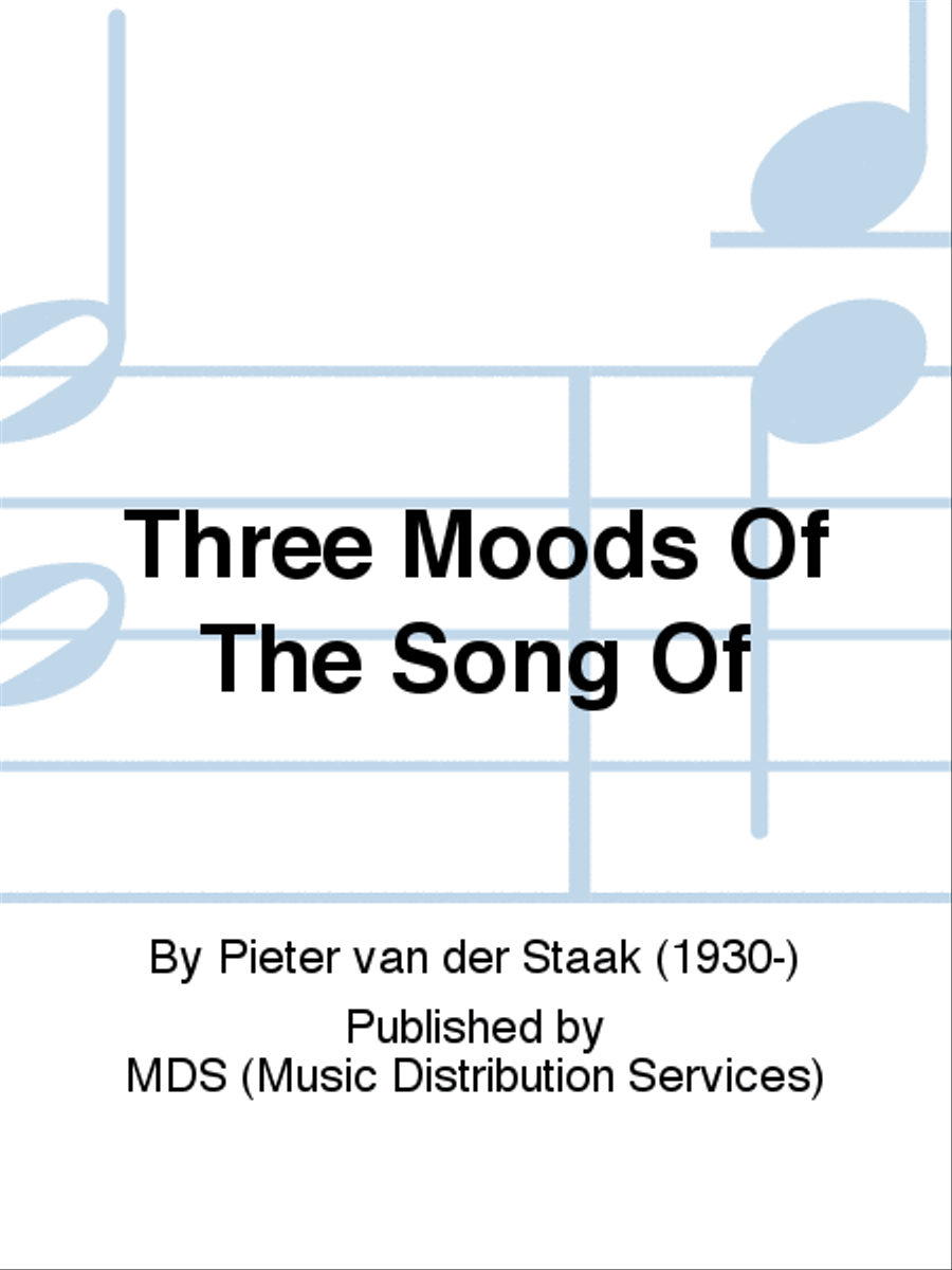THREE MOODS OF THE SONG OF School and Community scores gallery preview page 1