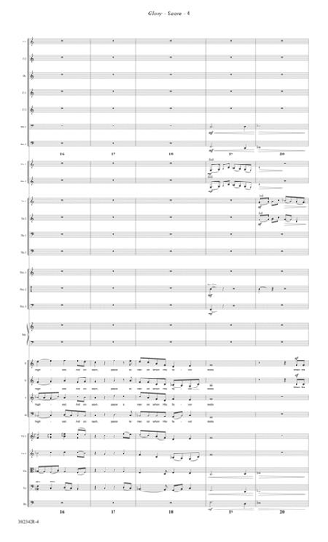 Glory - Orchestral Score and Parts