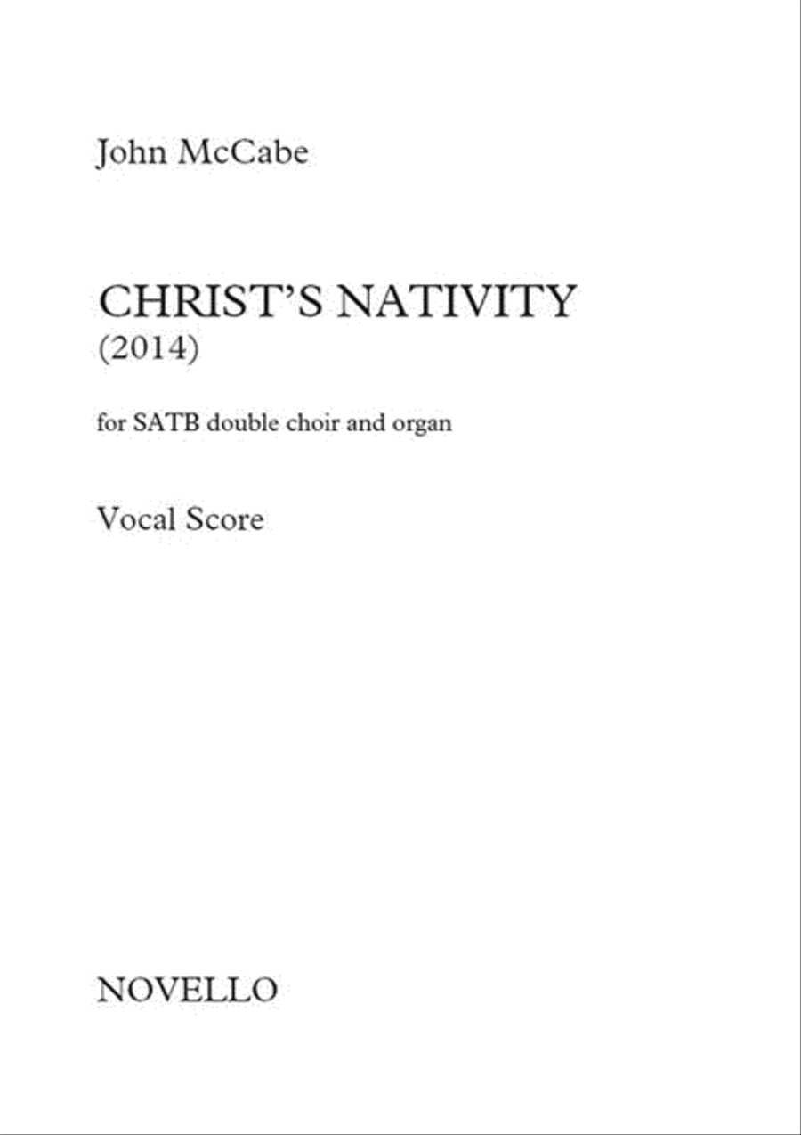 Christ's Nativity 4-Part scores gallery preview page 1