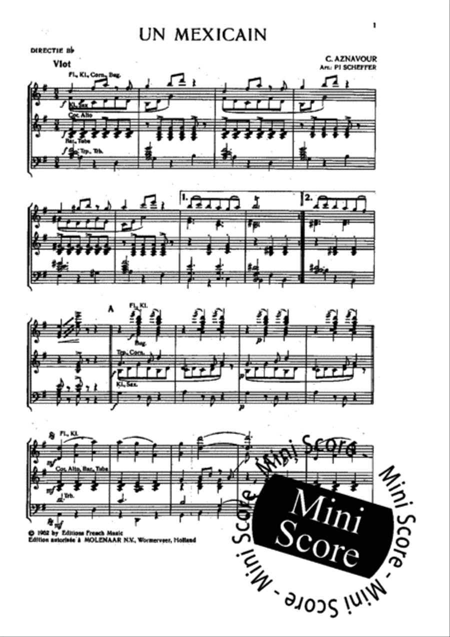 Un Mexicain Fanfare Band scores gallery preview page 3