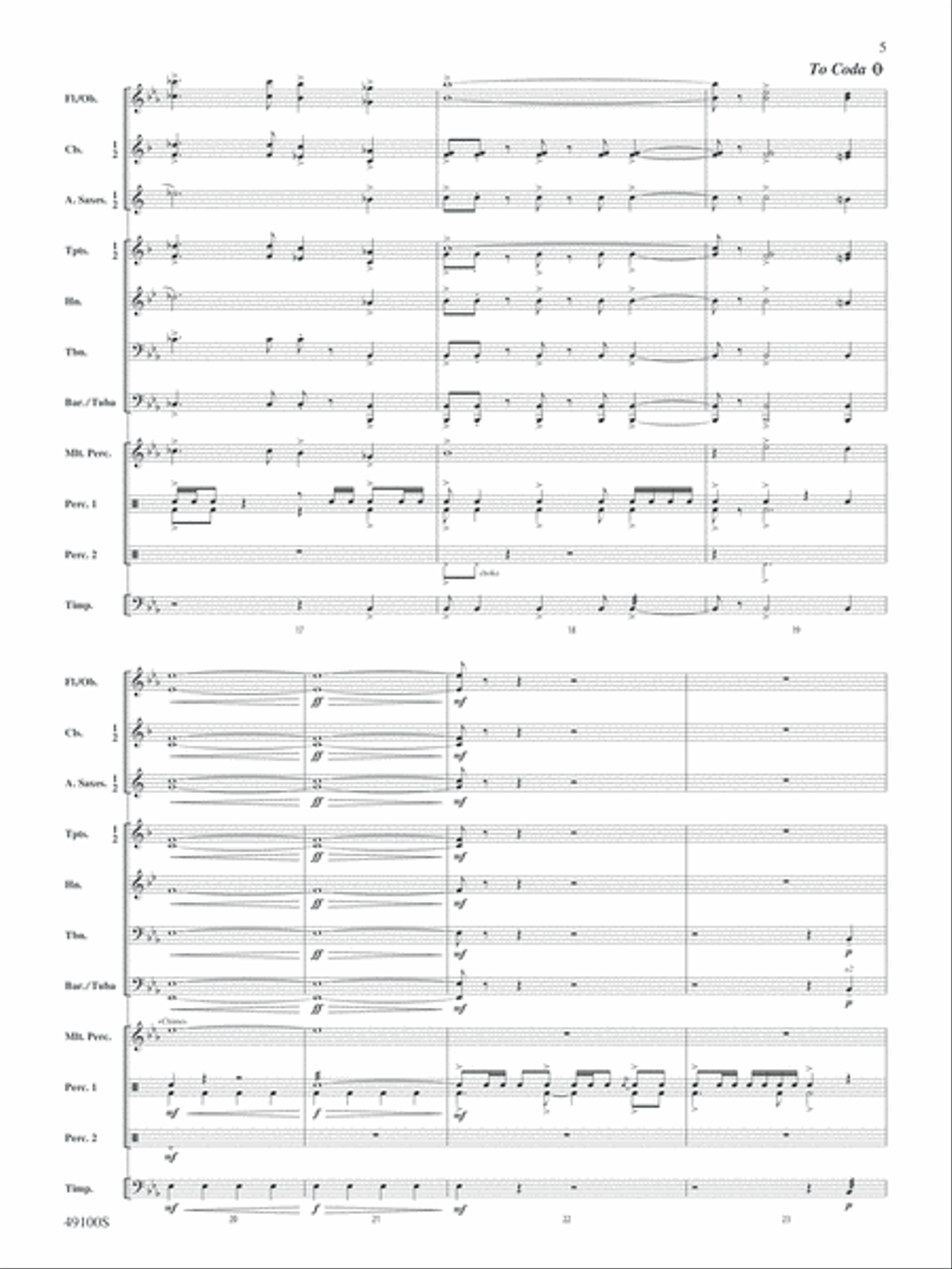Stand Tall, Stand Strong: Score Concert Band scores gallery preview page 5