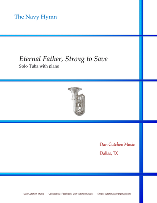 Book cover for Eternal Father, Strong to Save-Tuba and piano