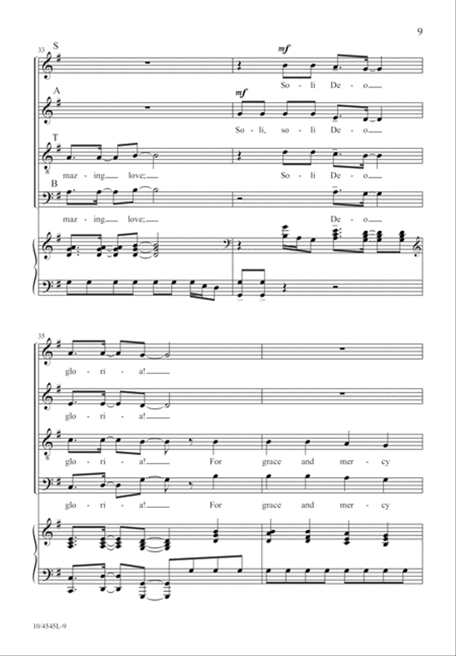 Soli Deo 4-Part scores gallery preview page 10
