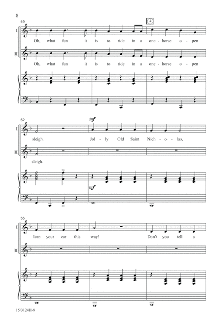 A Jolly, Jingling Carol Medley 2-Part scores gallery preview page 8