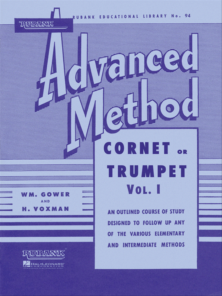 Rubank Advanced Method – Cornet or Trumpet, Vol. 1 Concert Band Methods scores gallery preview page 1