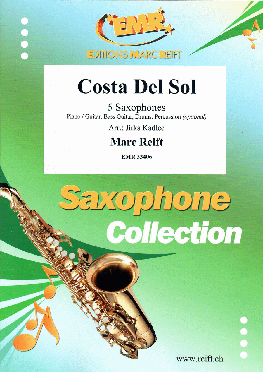 Costa Del Sol Saxophone Quintet scores gallery preview page 1