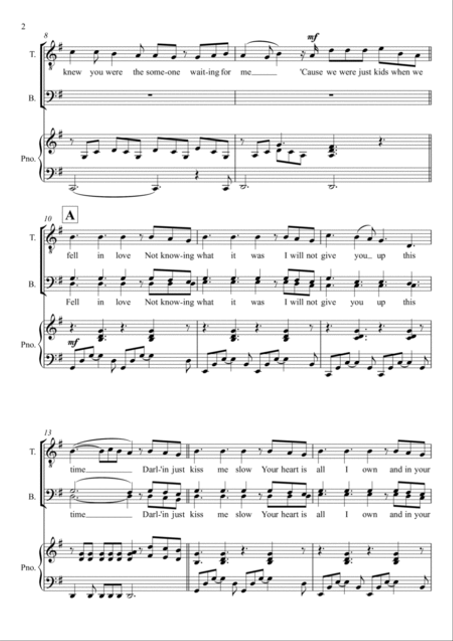 Perfect Perfect TTBB scores gallery preview page 2