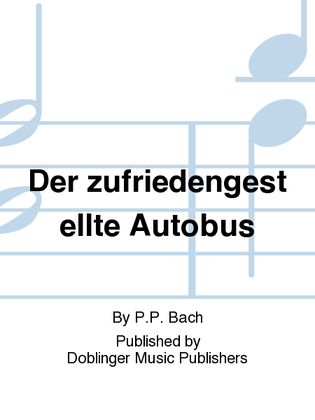 Book cover for Der zufriedengestellte Autobus