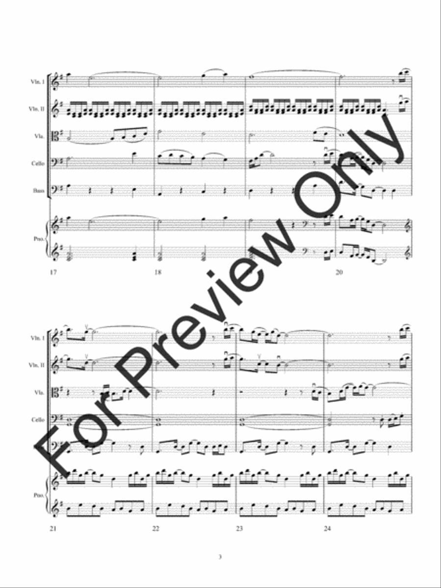 Sailing Kites (Score) String Orchestra scores gallery preview page 8