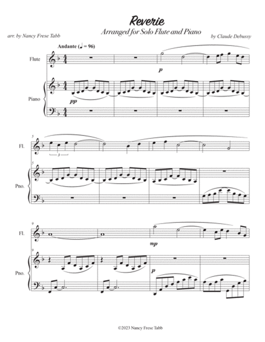 Reverie for Solo Flute and Piano image number null