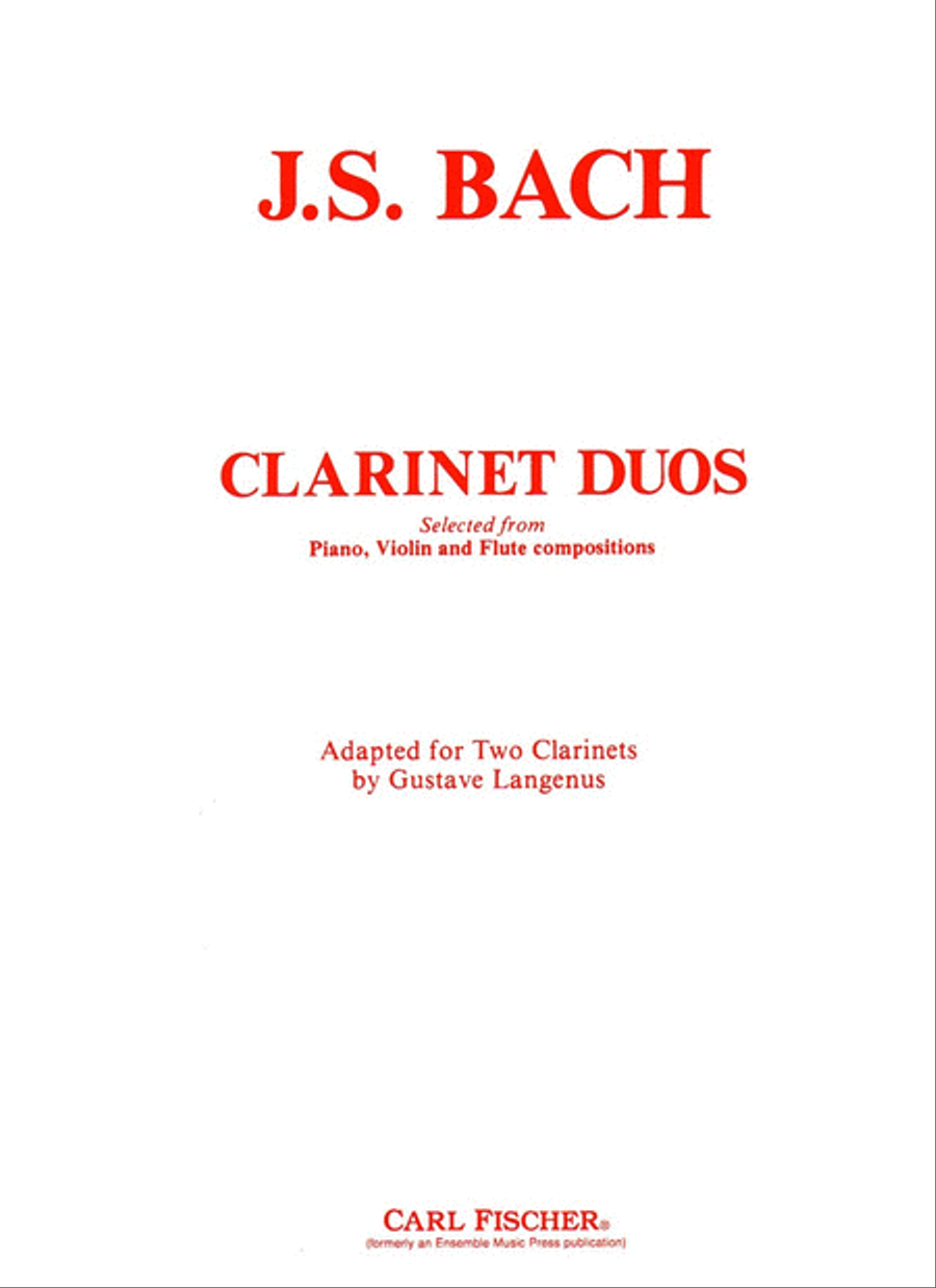 Clarinet Duos Clarinet Duet scores gallery preview page 1