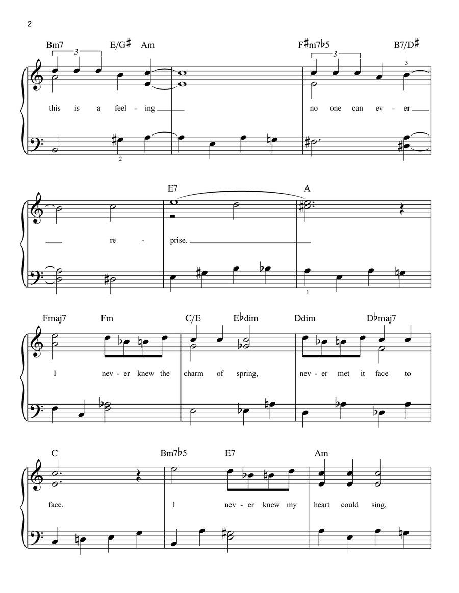 April In Paris April In Paris Easy Piano scores gallery preview page 2
