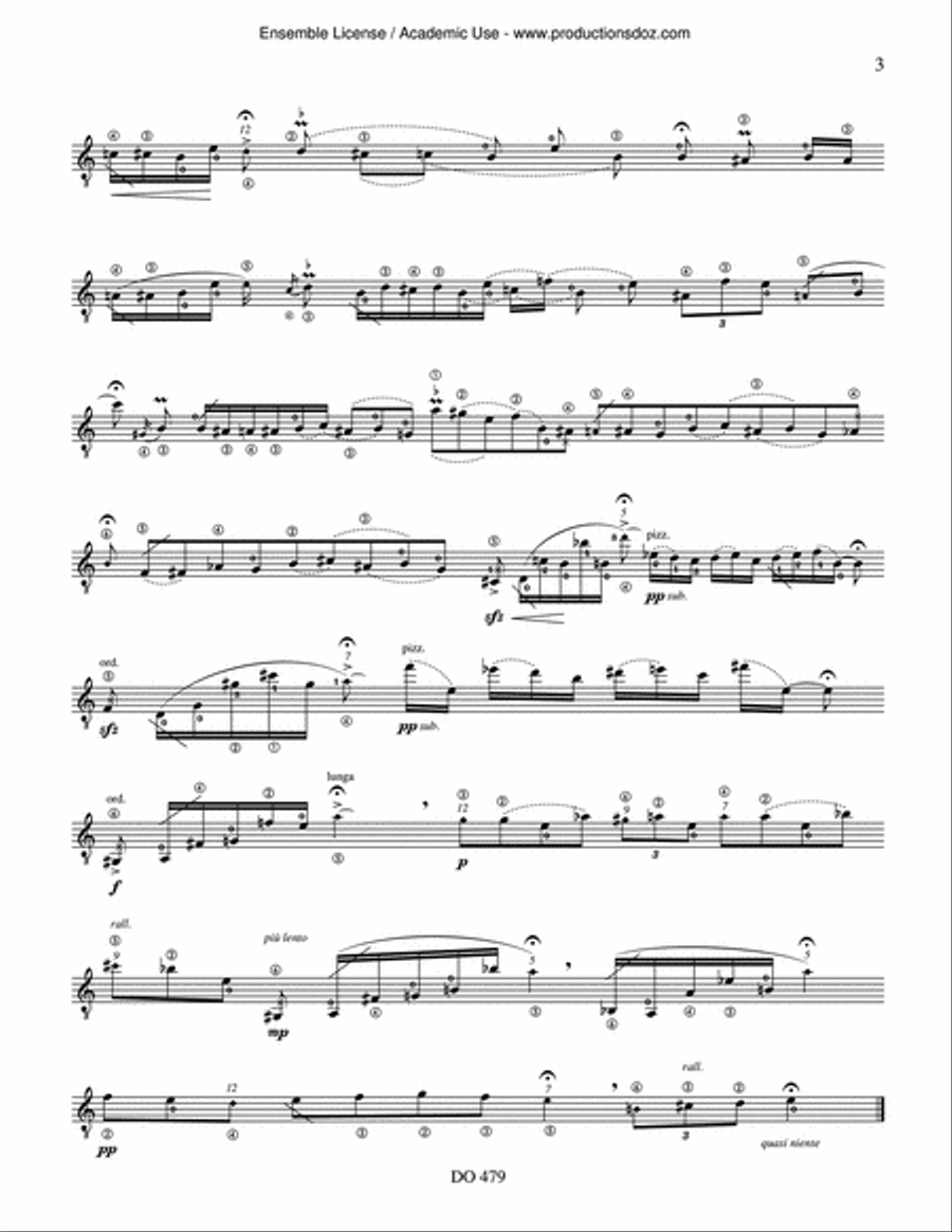 Labyrinthes (fl. / guit.) Flute scores gallery preview page 3