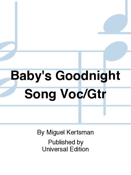 Baby's Goodnight Song Voc/Gtr